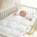 Ковдра дитяча в ліжечко Soft PAPAELLA, 100 x 135 см, штучний пух, антиалергенна, супер м’яка, тепла, біла Ковдра дитяча в ліжечко Soft PAPAELLA, 100 x 135 см, штучний пух, антиалергенна, супер м’яка, тепла, біла