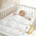 Ковдра дитяча в ліжечко Soft PAPAELLA, 100 x 135 см, штучний пух, антиалергенна, супер м’яка, тепла, біла Ковдра дитяча в ліжечко Soft PAPAELLA, 100 x 135 см, штучний пух, антиалергенна, супер м’яка, тепла, біла