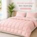 Ковдра літня IDEIA Tropical 175x210 см (двоспальна), штучний лебединий пух, легка, гіпоалергенна, рожева Ковдра літня IDEIA Tropical 175x210 см (двоспальна), штучний лебединий пух, легка, гіпоалергенна, рожева