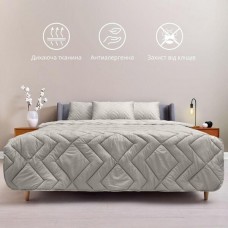 Ковдра NORDIC COMFORT всесезонна полуторна 140 x 210 см, сірий перламутр ТМ IDEIA Ковдра NORDIC COMFORT всесезонна полуторна 140 x 210 см, сірий перламутр ТМ IDEIA