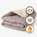 Ковдра зимова тепла Woolly, 140 x 210 см,полуторна, натуральна овеча вовна 400 гр/м2, бежева, ТМ IDEIA Ковдра зимова тепла Woolly, 140 x 210 см,полуторна, натуральна овеча вовна 400 гр/м2, бежева, ТМ IDEIA