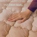 Ковдра зимова тепла Woolly, 175 x 210 см, двоспальна, натуральна овеча вовна 400 гр/м2, бежева, ТМ IDEIA