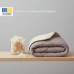 Ковдра зимова тепла Woolly, 200 x 220 см, євро, натуральна овеча вовна 400 гр/м2, бежева, ТМ IDEIA Ковдра зимова тепла Woolly, 200 x 220 см, євро, натуральна овеча вовна 400 гр/м2, бежева, ТМ IDEIA
