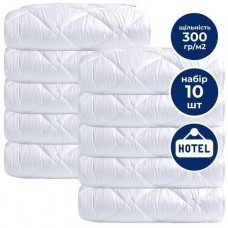 Набір зимових ковдр IDEIA Classic 10 шт 200x220 см (євро), антиалергенні, теплі, готельні, білі Набір зимових ковдр IDEIA Classic 10 шт 200x220 см (євро), антиалергенні, теплі, готельні, білі