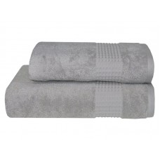 Рушник махровий банний 70 x 140 см. Parisa Terry Waffle J-403 світло-сірий ТМ Parisa Home Узбекистан Рушник махровий банний 70 x 140 см. Parisa Terry Waffle J-403 світло-сірий ТМ Parisa Home Узбекистан