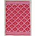 Рушник пляжний махра-велюр 100 x 150 см, JYD-030 якір на червоному, ТМ Parisa Home