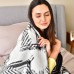 Плед покривало бавовняне Kassandra TM IDEIA 150 x 220 см чорний Плед покривало бавовняне Kassandra TM IDEIA 150 x 220 см чорний