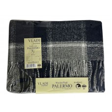 Плед Palermo 140 x 210 см полуторний, 07/SOFA біл-дим-св.антр, ТМ Vladi Плед Palermo 140 x 210 см полуторний, 07/SOFA біл-дим-св.антр, ТМ Vladi