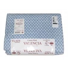 Плед Vladi Валенсiя зигзаг блакитний 140 x 200 Плед Vladi Валенсiя зигзаг блакитний 140 x 200
