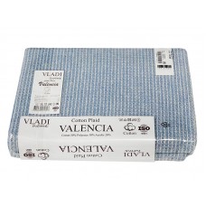 Плед Vladi Валенсія 14 (02/VERONA білий яск. блак.) Плед Vladi Валенсія 14 (02/VERONA білий яск. блак.)