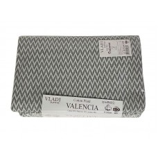 Плед Vladi Валенсiя зигзаг сірий 200 x 220 Плед Vladi Валенсiя зигзаг сірий 200 x 220
