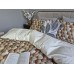 Комплект постільної білизни Плетені Сердечки Cotton 5D молочний Комплект постільної білизни Плетені Сердечки Cotton 5D молочний