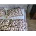 Комплект постільної білизни Плетені Сердечки Cotton 5D молочний Комплект постільної білизни Плетені Сердечки Cotton 5D молочний