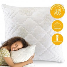Подушка Air Dream Classic 70 x 70 см, два чохли з блискавкою, з принтом троянди, ТМ IDEIA Подушка Air Dream Classic 70 x 70 см, два чохли з блискавкою, з принтом троянди, ТМ IDEIA