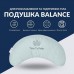 Подушка Balance ергономічна 46 x 24 x 10 см. для шиї, голови та спини, зелена з вишивкою, ТМ IDEIA