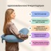Подушка для годування диван, 60 x 70 x 16 см, для зручності мами, з блискавкою, м’ятна, ТМ Sei Design