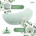 Подушка для йоги та медитації з гречаною лузгою ТМ IDEIA, 46 x 25 x 10 см мята Подушка для йоги та медитації з гречаною лузгою ТМ IDEIA, 46 x 25 x 10 см мята