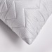 Подушка NORDIC COMFORT+ IDEIA 70 x 70 см чохол стьобаний з блискавкою антиалергенне волокно сіра