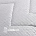 Подушка NORDIC COMFORT+ IDEIA 70 x 70 см чохол стьобаний з блискавкою антиалергенне волокно сіра