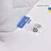 Подушка NORDIC COMFORT+ IDEIA 70 x 70 см чохол стьобаний з блискавкою антиалергенне волокно сіра