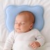 Подушка ортопедична дитяча BabyComfort 27 x 22 x 3 см, з ефектом пам’яті, блакитна у формі ведмедика, ТМ PAPAELLA
