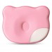 Подушка ортопедична дитяча BabyComfort 27 x 22 x 3 см, з ефектом пам’яті, рожева у формі ведмедика, ТМ PAPAELLA