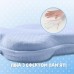 Подушка ортопедична дитяча BabyComfort 27 x 22 x 3 см, з ефектом пам’яті, блакитна у формі ведмедика, ТМ PAPAELLA
