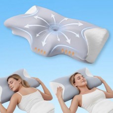 Подушка ортопедична ErgoSleep 61 x 34 x 12 см IDEIA анатомічна з ефектом памяті на боці, спині та животі, з наволочкою Подушка ортопедична ErgoSleep 61 x 34 x 12 см IDEIA анатомічна з ефектом памяті на боці, спині та животі, з наволочкою
