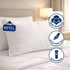 Подушка Premium Soft IDEIA, 50 x 70 см, штучний пух, з блискавкою, для готелів та дому Подушка Premium Soft IDEIA, 50 x 70 см, штучний пух, з блискавкою, для готелів та дому