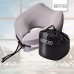 Дорожня подушка рогалик TRAVEL IDEIA, 27 x 26 x 17 см, з ефектом пам’яті та охолоджуючим трикотажем, сіра, ТМ IDEIA Дорожня подушка рогалик TRAVEL IDEIA, 27 x 26 x 17 см, з ефектом пам’яті та охолоджуючим трикотажем, сіра, ТМ IDEIA