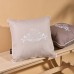 Подушка ROYAL з вишивкою ТМ IDEIA 45 x 45 см св.сірий