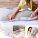 Подушка U-shape, П-подібна для вагітних та відпочинку ТМ IDEIA 140 x 75 x 20 см сіро/біла