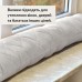 Декоративна подушка валик, 15 x 90 см, утеплювач для вікон та дверей, св. сіра, ТМ IDEIA Декоративна подушка валик, 15 x 90 см, утеплювач для вікон та дверей, св. сіра, ТМ IDEIA