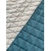 Покривало ArCloud 200 x 220 стьобане двостороннє в сумцi (Romb - Grey+Indian Teal) Покривало ArCloud 200 x 220 стьобане двостороннє в сумцi (Romb - Grey+Indian Teal)