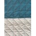 Покривало ArCloud 200 x 220 стьобане двостороннє в сумцi (Romb - Grey+Indian Teal) Покривало ArCloud 200 x 220 стьобане двостороннє в сумцi (Romb - Grey+Indian Teal)