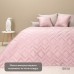 Покрывало ЛЮКС TM IDEIA 220 x 240 см пудра/св.сірий Покрывало ЛЮКС TM IDEIA 220 x 240 см пудра/св.сірий