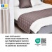 Покривало Саше Hotel Style 70 x 240 см мікрофібра двостороннє стьобане готельне шоколад, беж Покривало Саше Hotel Style 70 x 240 см мікрофібра двостороннє стьобане готельне шоколад, беж