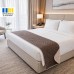 Покривало Саше Hotel Style 70 x 240 см мікрофібра двостороннє стьобане готельне шоколад, беж Покривало Саше Hotel Style 70 x 240 см мікрофібра двостороннє стьобане готельне шоколад, беж