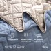 Покривало стьобане двостороннє ЛЮКС TM IDEIA 240 x 260 см джинс/св.сірий