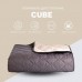 Покривало стьобане двостороннє Стиль Cube TM IDEIA 210 x 240 см шоколад/беж Покривало стьобане двостороннє Стиль Cube TM IDEIA 210 x 240 см шоколад/беж