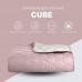 Покрывало Стиль Cube TM IDEIA 140 x 210 см пудра/св.сірий Покрывало Стиль Cube TM IDEIA 140 x 210 см пудра/св.сірий