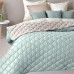Покрывало Стиль Cube TM IDEIA 210 x 240 см мята/св.сірий Покрывало Стиль Cube TM IDEIA 210 x 240 см мята/св.сірий