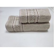 Рушники махрові 2 шт VIP COTTON FILIZ, беж Рушники махрові 2 шт VIP COTTON FILIZ, беж