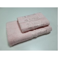 Рушники махрові VIP COTTON ROWAN, рожевий Рушники махрові VIP COTTON ROWAN, рожевий