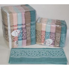 Рушники махрові жакардові Cestepe Cotton Delux 70 x 140 (Essen) Рушники махрові жакардові Cestepe Cotton Delux 70 x 140 (Essen)