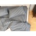 Постільна білизна Style Washed Cotton, варена бавовна, сіра в чорну смужку