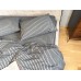 Постільна білизна Style Washed Cotton, варена бавовна, сіра в чорну смужку