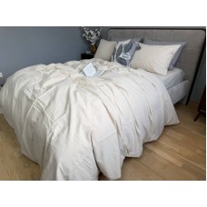 Постільна білизна Creamy Beige W1361, варена бавовна, Washed Cotton Постільна білизна Creamy Beige W1361, варена бавовна, Washed Cotton