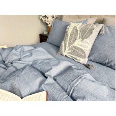 Постільна білизна Jeans Washed Cotton, варена бавовна, м’який джинсовий колір Постільна білизна Jeans Washed Cotton, варена бавовна, м’який джинсовий колір