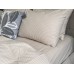 Постільна білизна Mini Bell Washed Cotton, кремова варена бавовна у тонку бежеву смужку